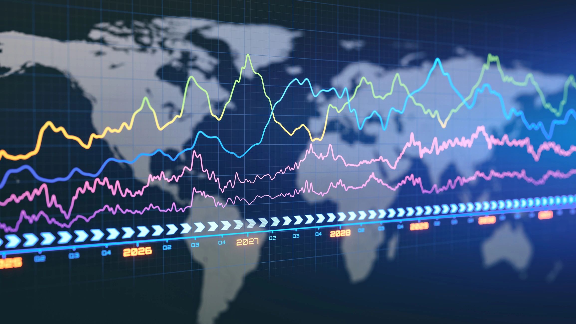 Financial reporting dashboard visualization